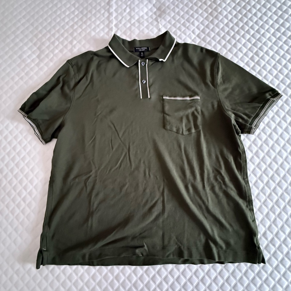 Banana Republic Men's XL Green Polo Shirt